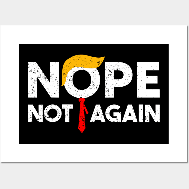 Vintage nope not again Wall Art by LEGO